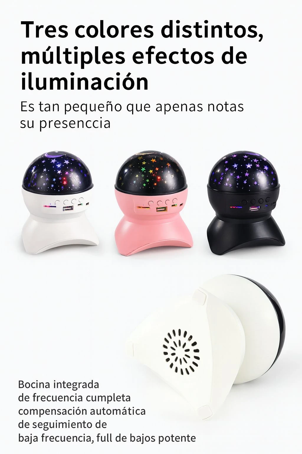 PROYECTOR DE LUNAS Y ESTRELLAS