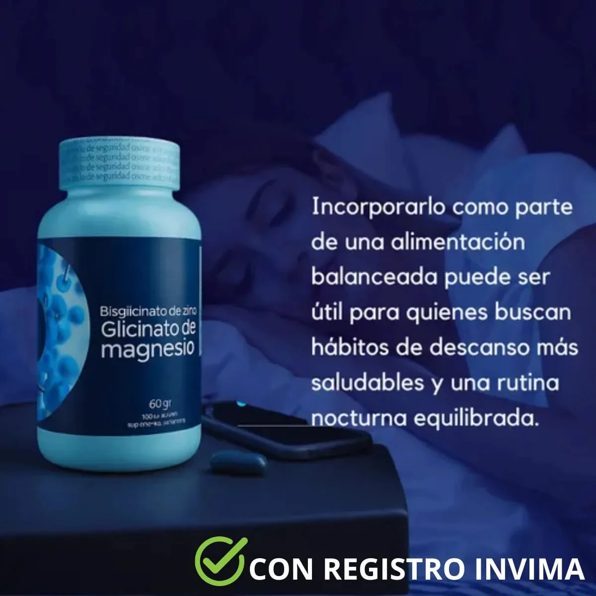 GLICINATO DE MAGNESIO CON BISGLICINATO DE ZINC