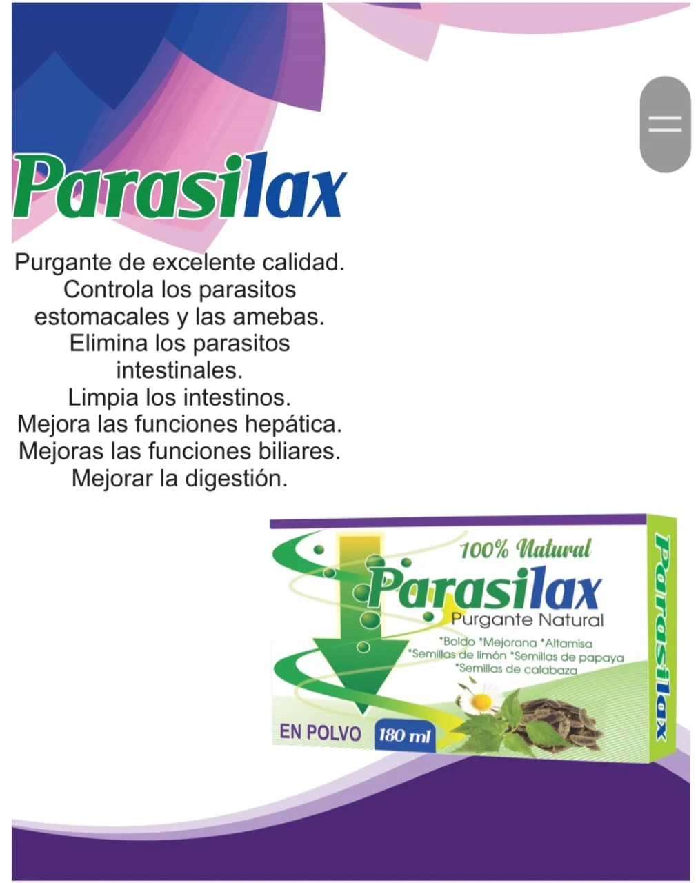 PARASILAX PURGANTE