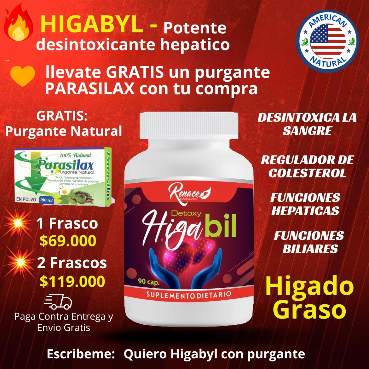 HIGABIL DETOXY CAPSULAS