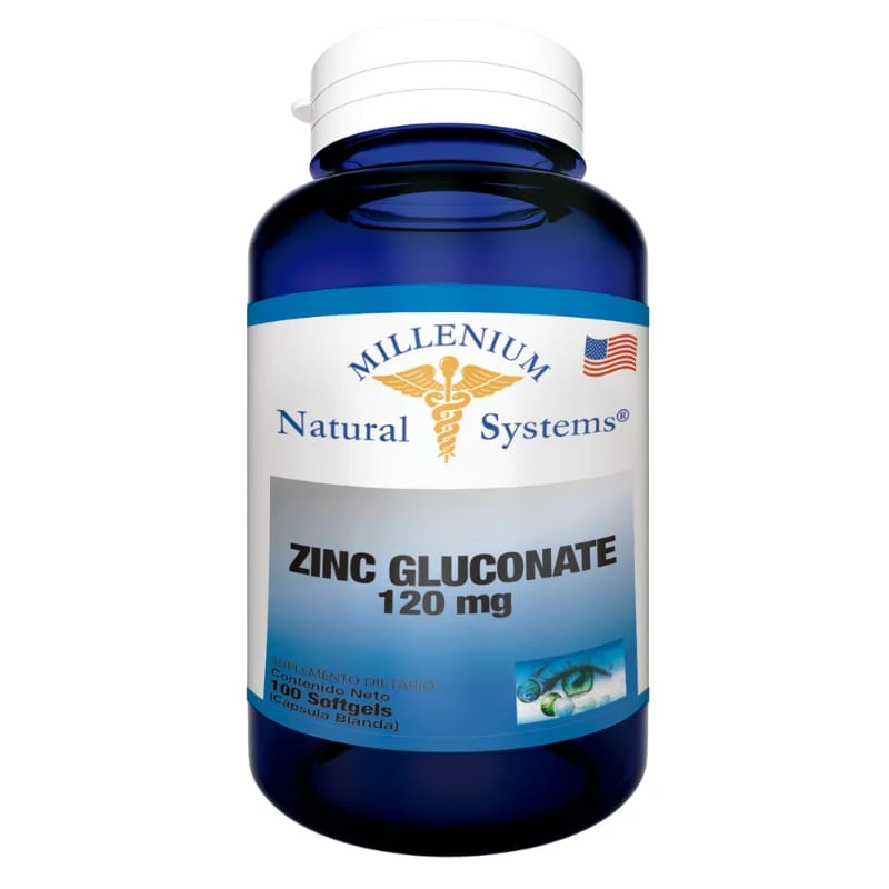 GLUCONATO DE ZINC 120 MG