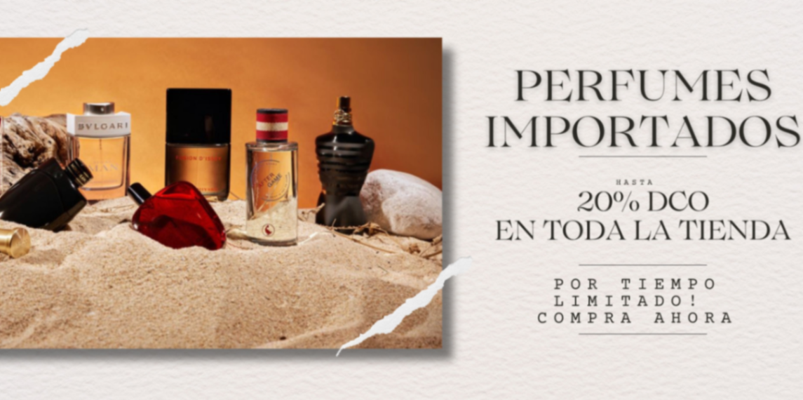 Banner de Perfumeria Elegance Perfum