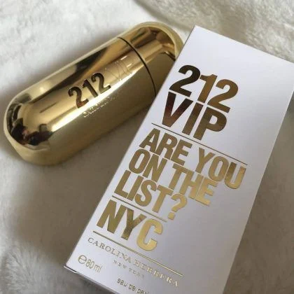 Carolina Herrera 212 Vip- Metalica Mujer