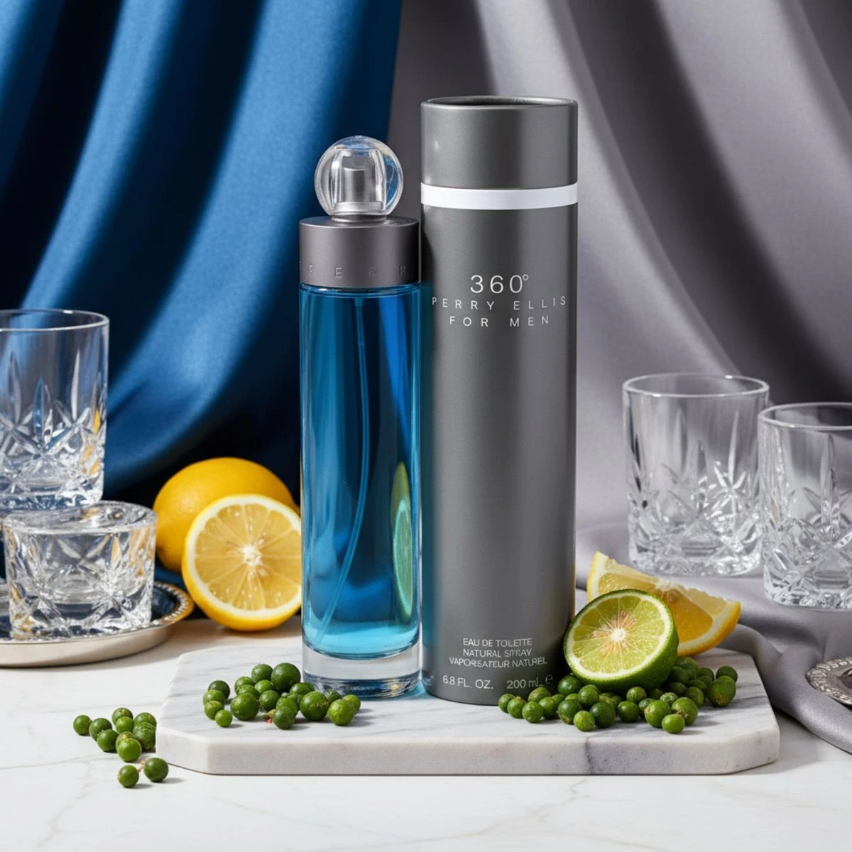 360° Azul Perry Ellis