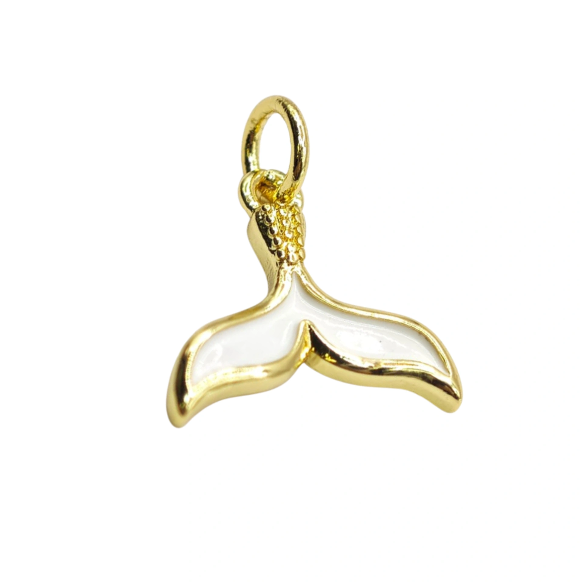 Colgante cola de ballena blanca CM71 COLA BLANC