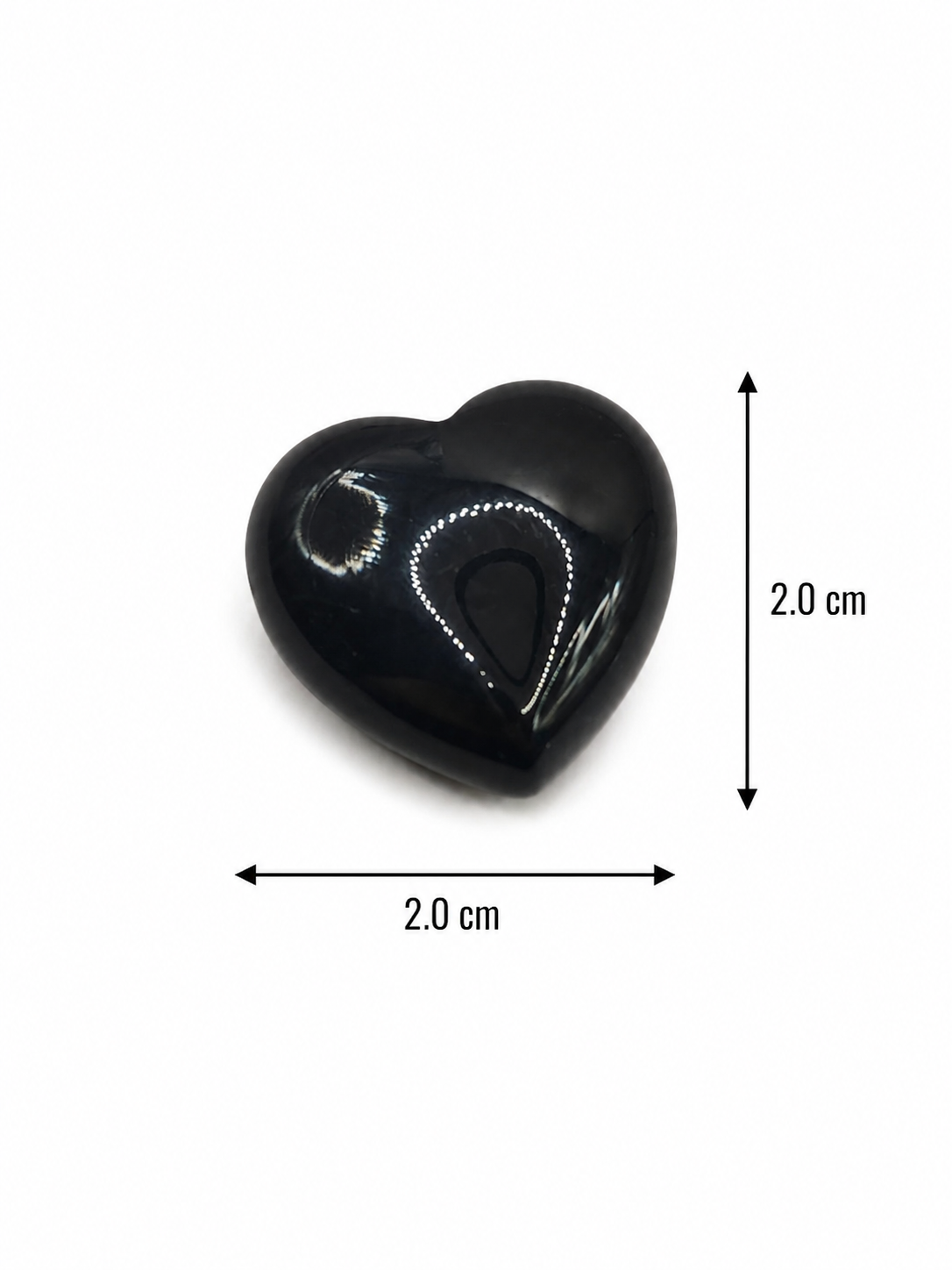 Conector corazón en piedra natural