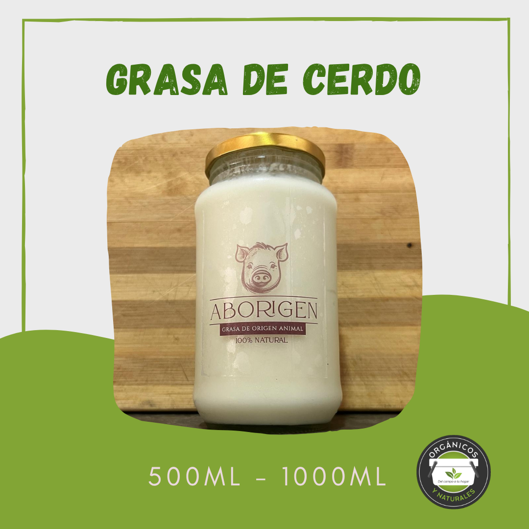 Grasa de Cerdo 100% Natural