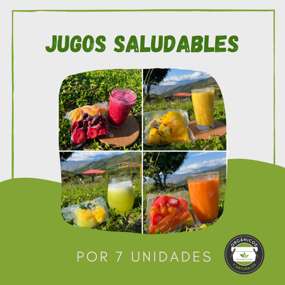 Jugos Saludables x 7 Unidades