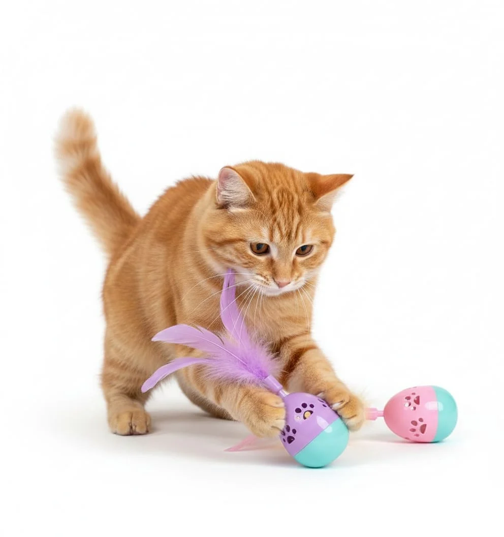 Juguete en forma de huevo con cascabel