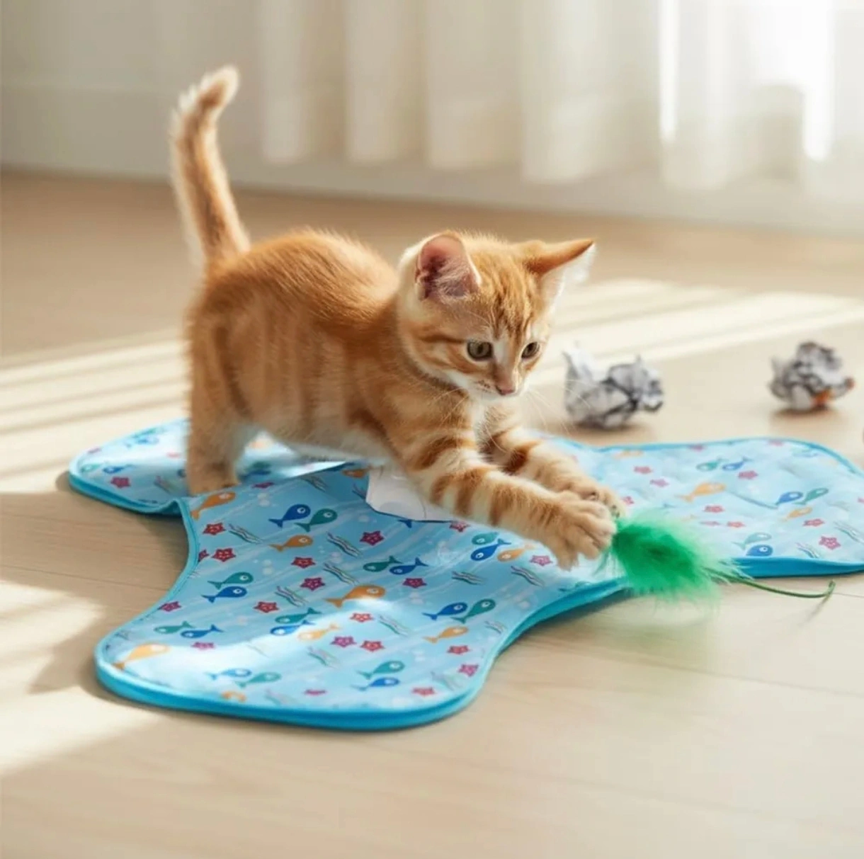 Juguete Interactivo Estrella Relajante Para Gatos