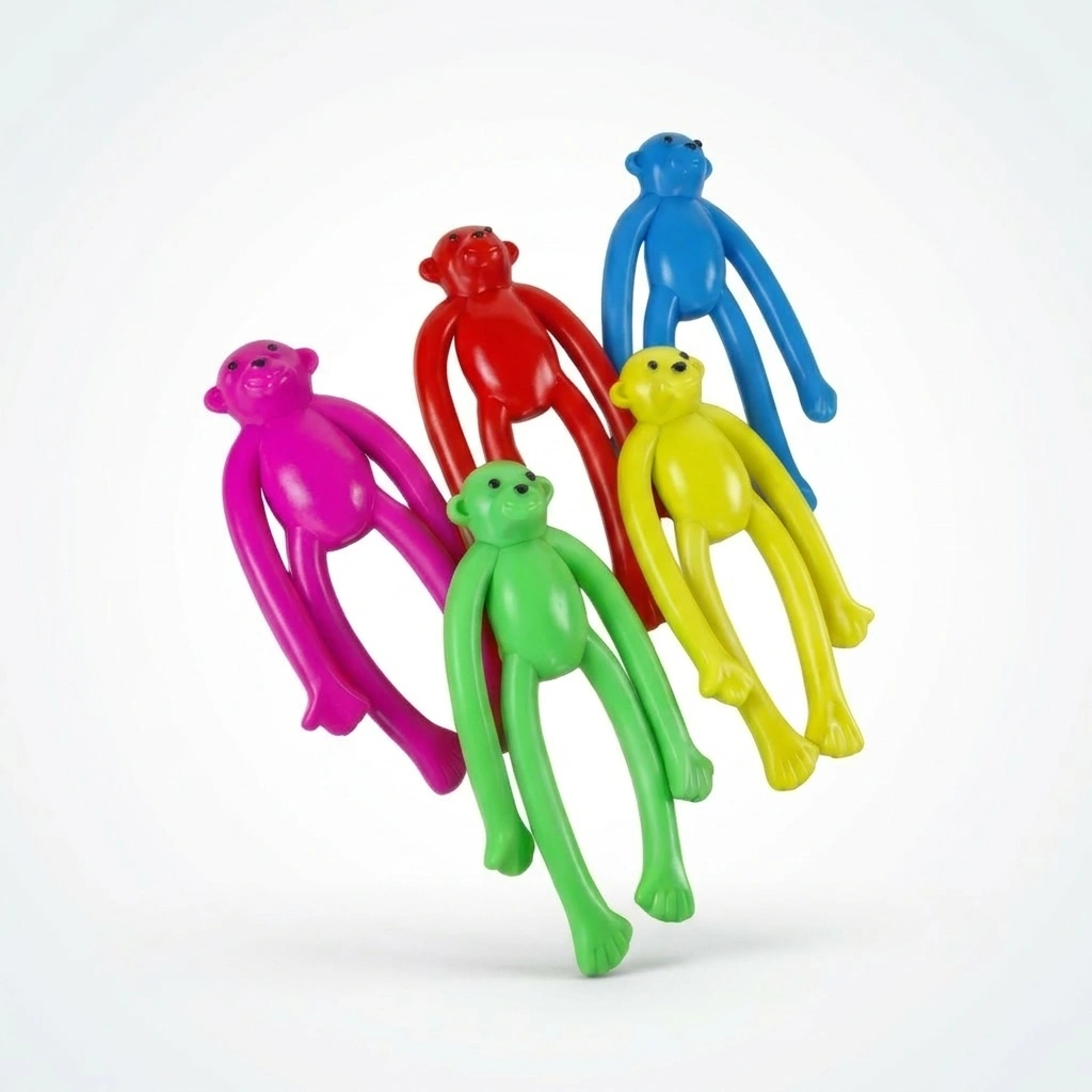 Juguete chillon para Perros en forma de Mono Elastico