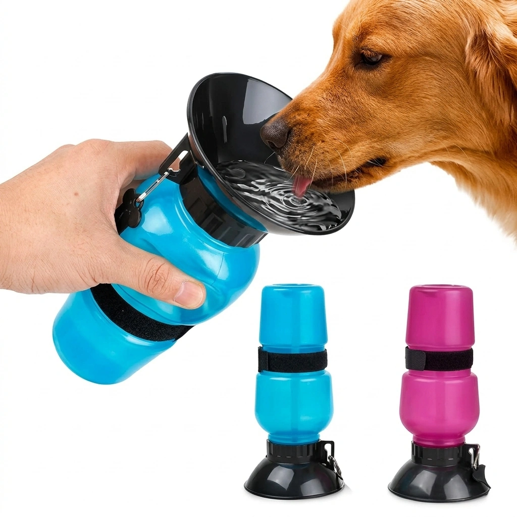 Bebedero portatil tipo fuente