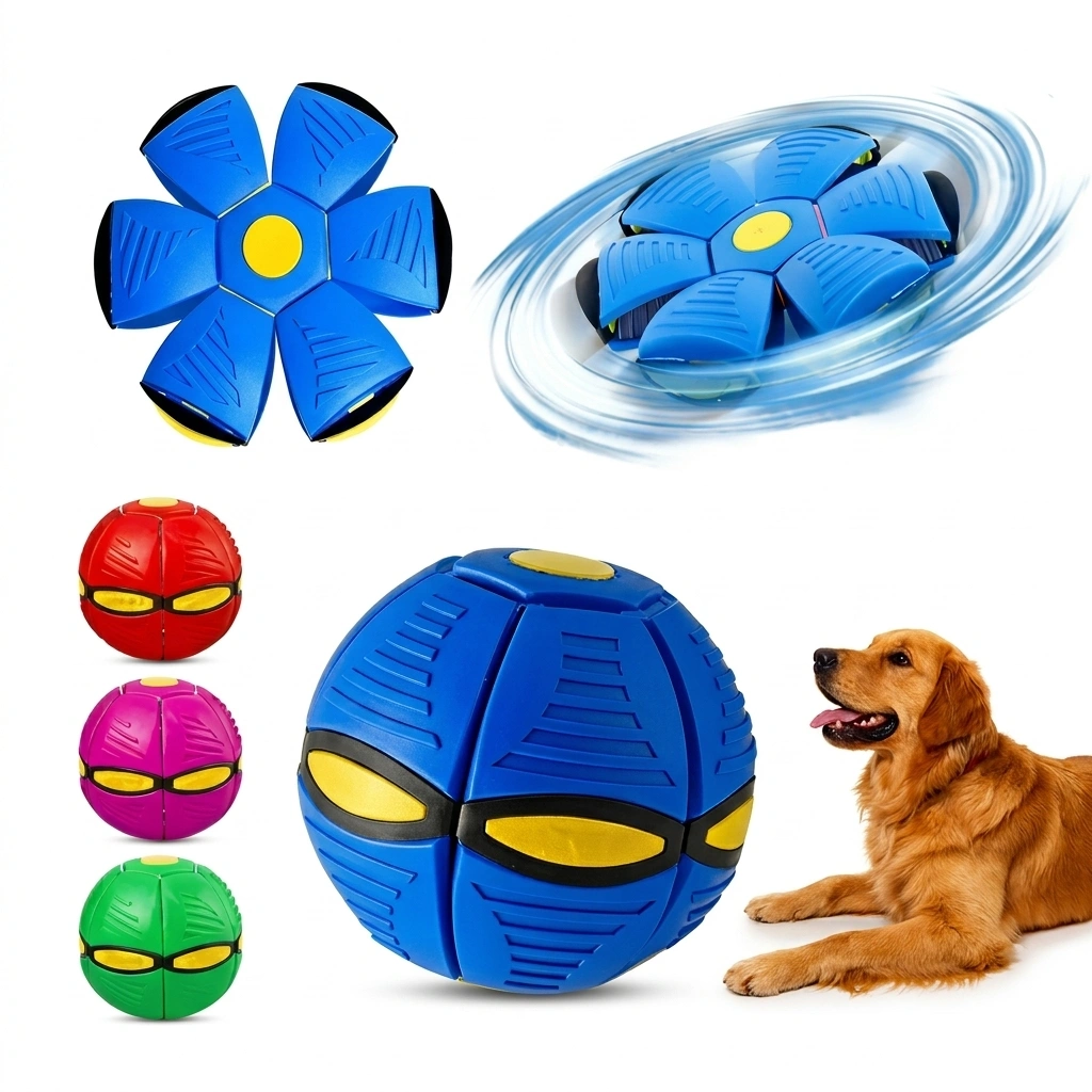 Pelota plegable para perros