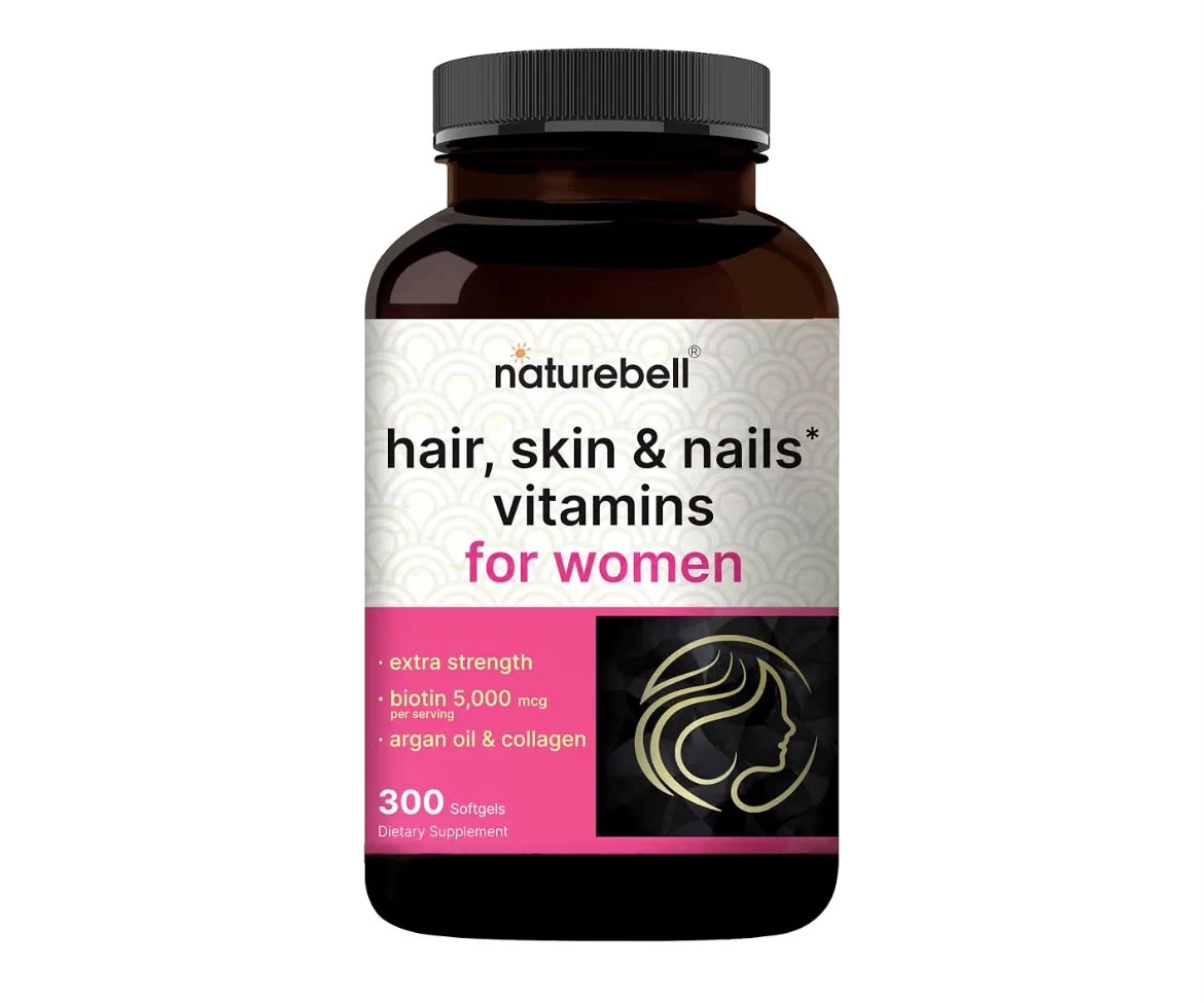BIOTINA NATUREBELL PARA MUJER CABELLO, PIEL Y UÑAS