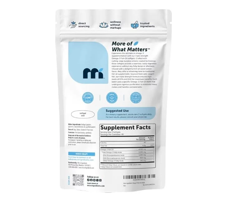 OMEGA 3 MICROINGREDIENTS 4200 mg