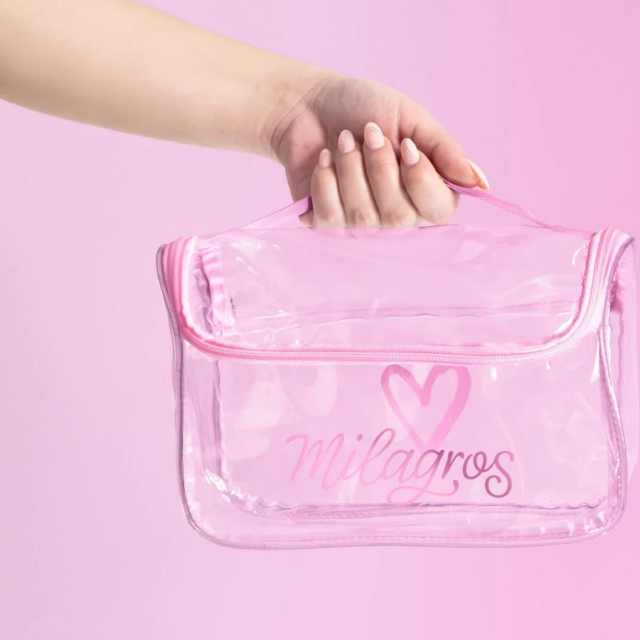 Cosmetiquera TRANSPARENTE MILAGROS