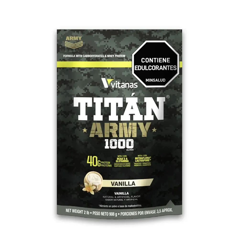TITAN ARMY 2 LBS PROTEINA HIPERCALORICA