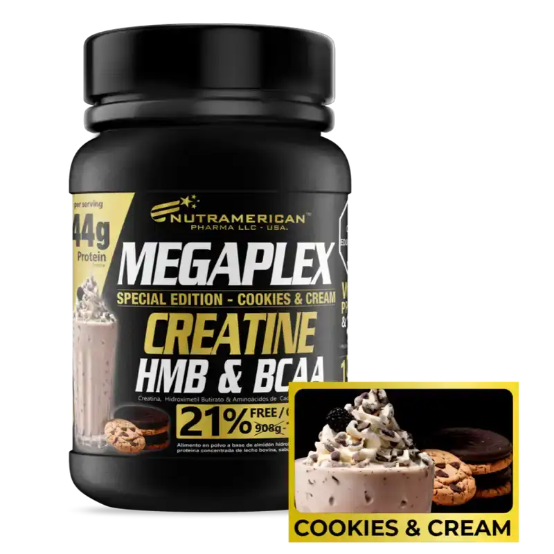 MEGAPLEX 2.4 LBS SABOR A GALLETA