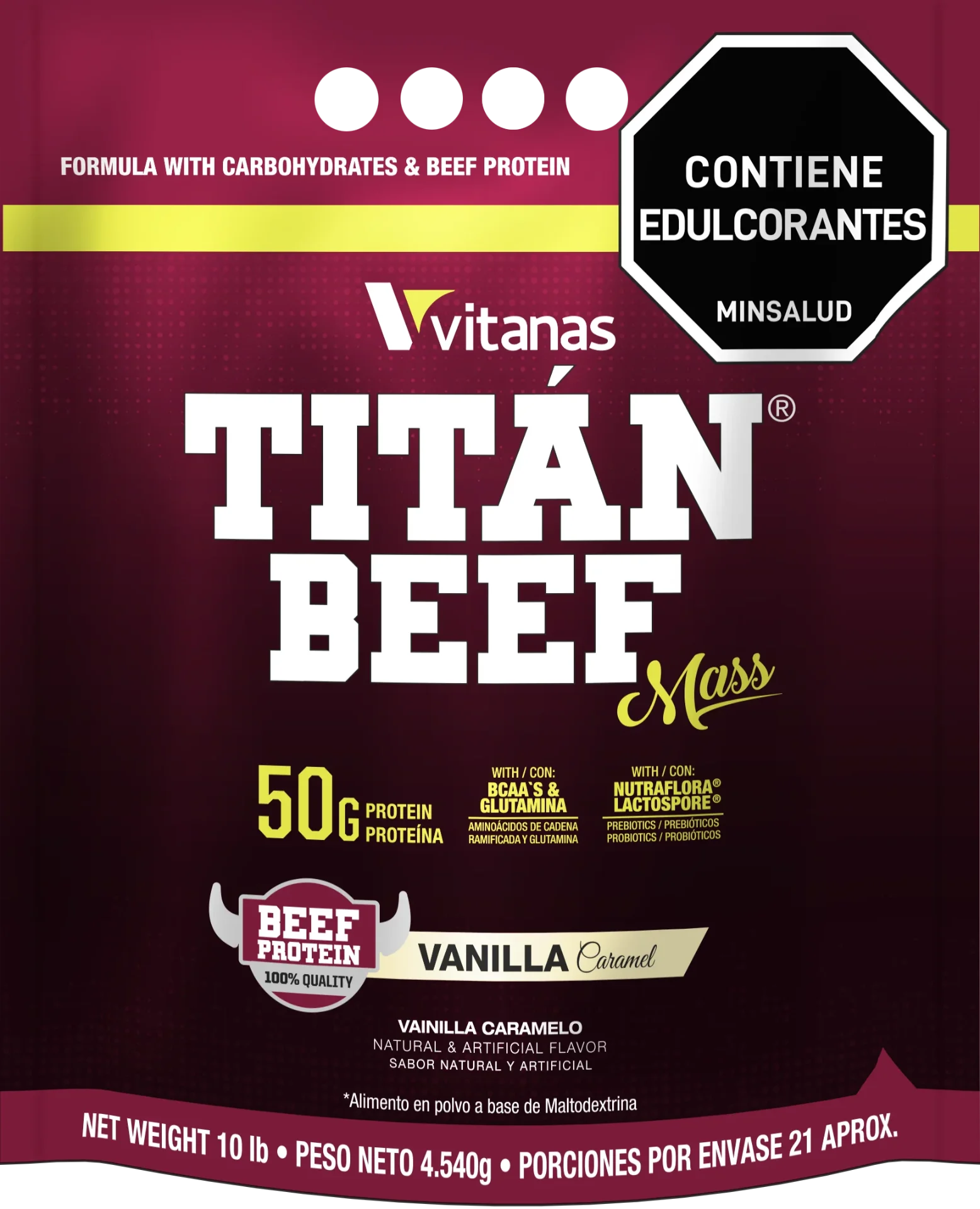 TITAN BEEF 10 LBS PROTEINA HIPERCALORINA