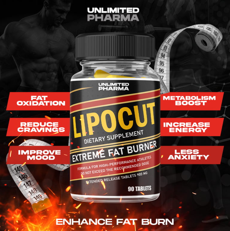 LIPOCUT QUEMADOR DE GRASA UNLIMITED PHARMA