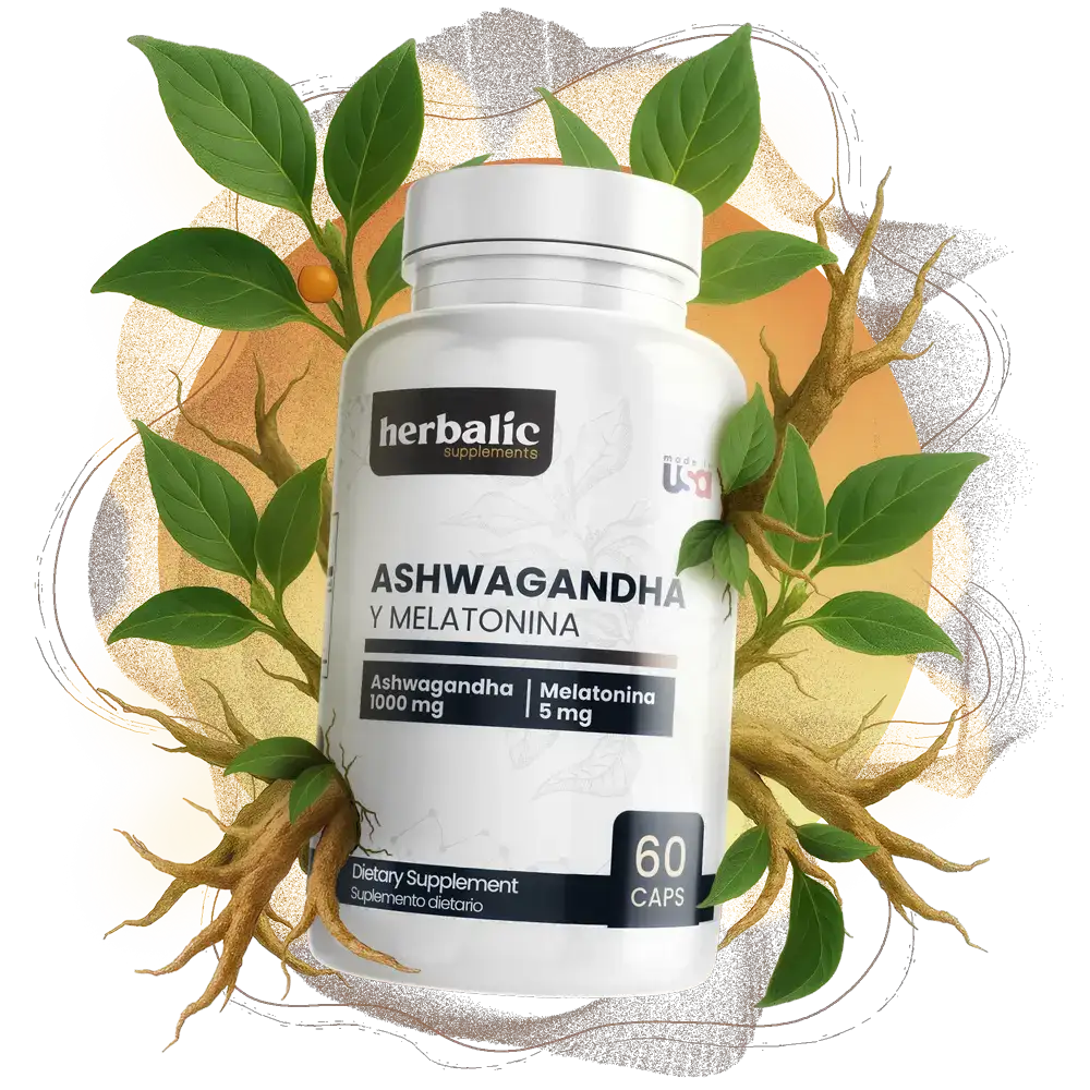 ASHWAGANDHA + MELATONINA 60 CAPS