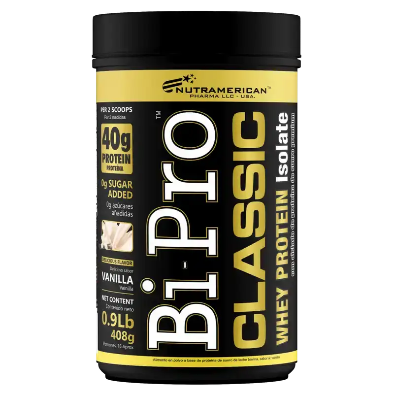 BIPRO 0.9 LBS VAINILLA PROTEINA LIMPIA