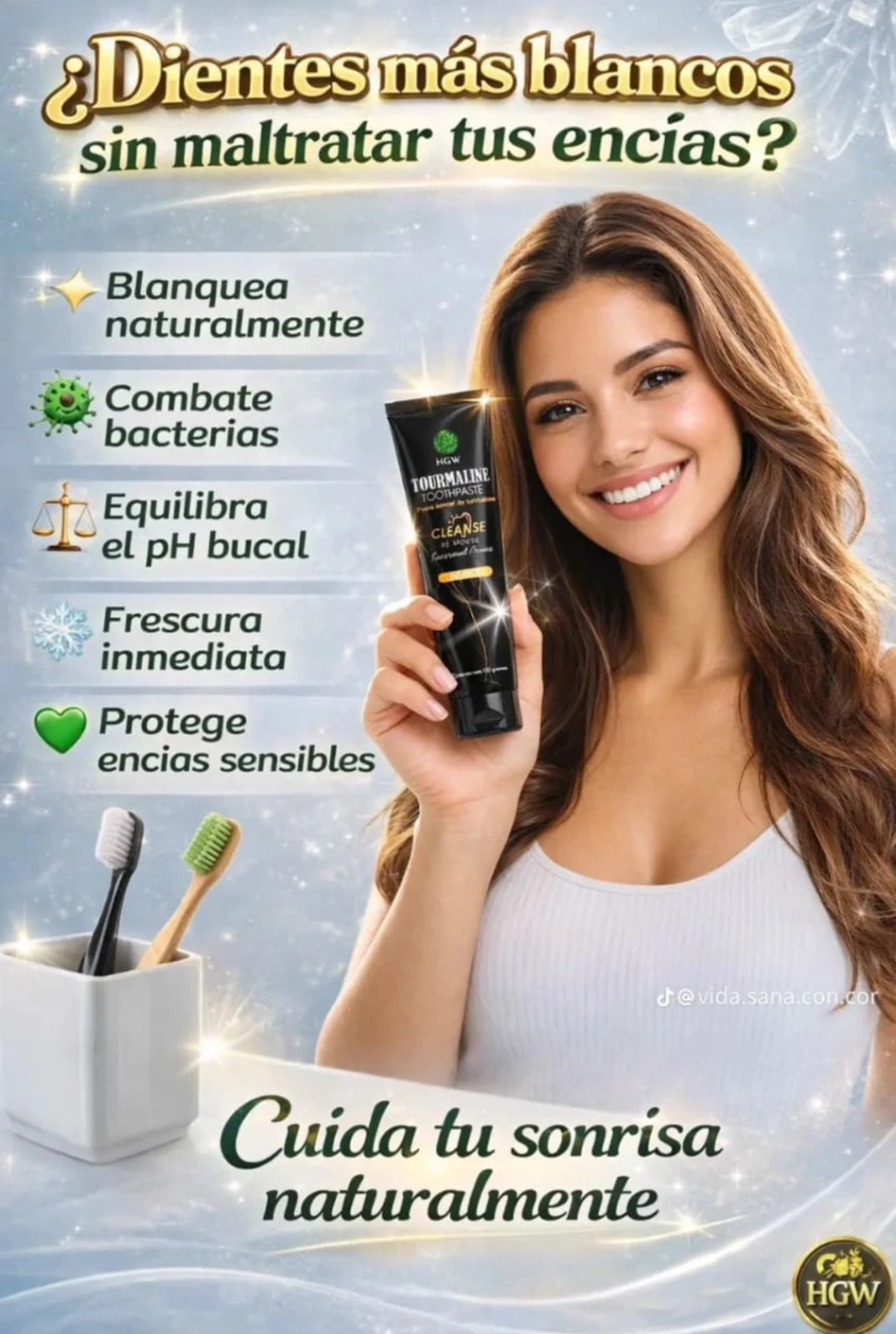 CREMA DENTAL HIERBAS SALUDABLES CON TURBALINA