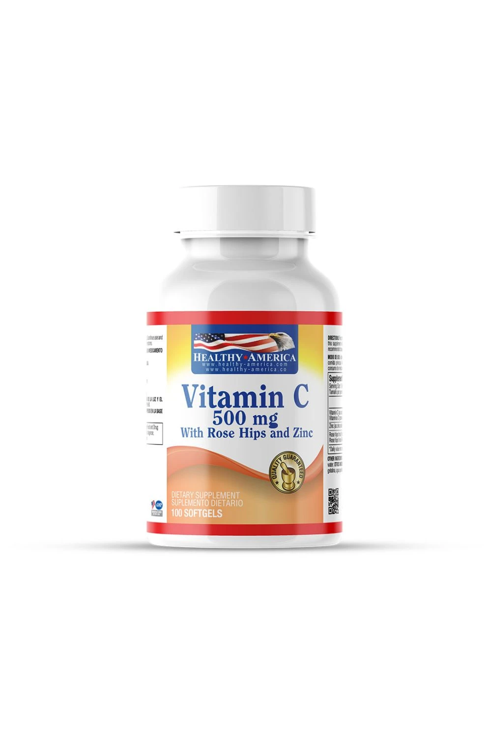VITAMINA C 500 MG WITH ROSE HIPS AND ZINC 100 SOFGELS