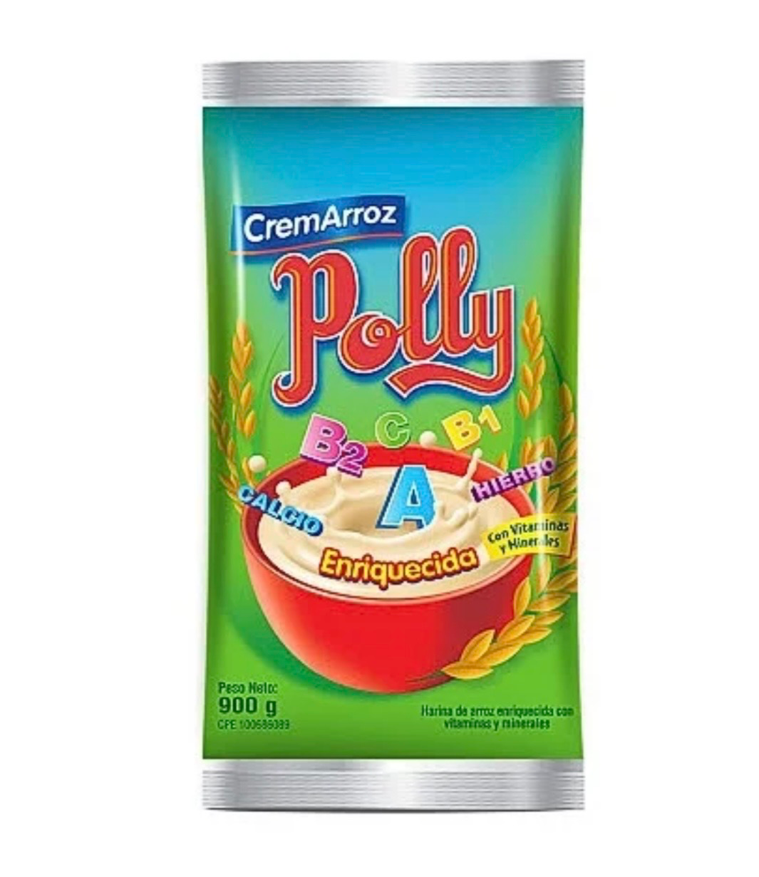Crema de arroz polly 900gr
