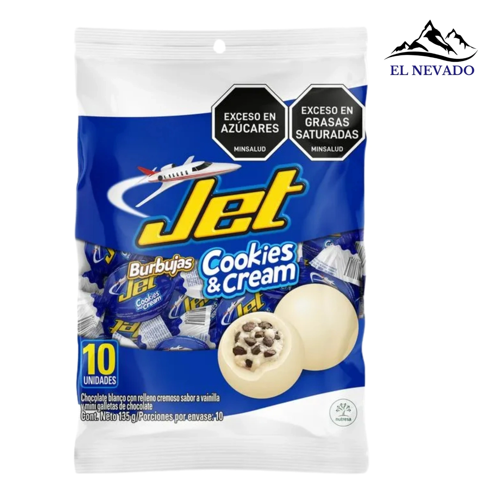 Burbujas Cookies Cream  2243