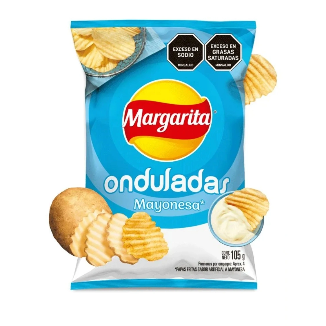 Papa Mayonesa Familiar Ondula 105G 4026