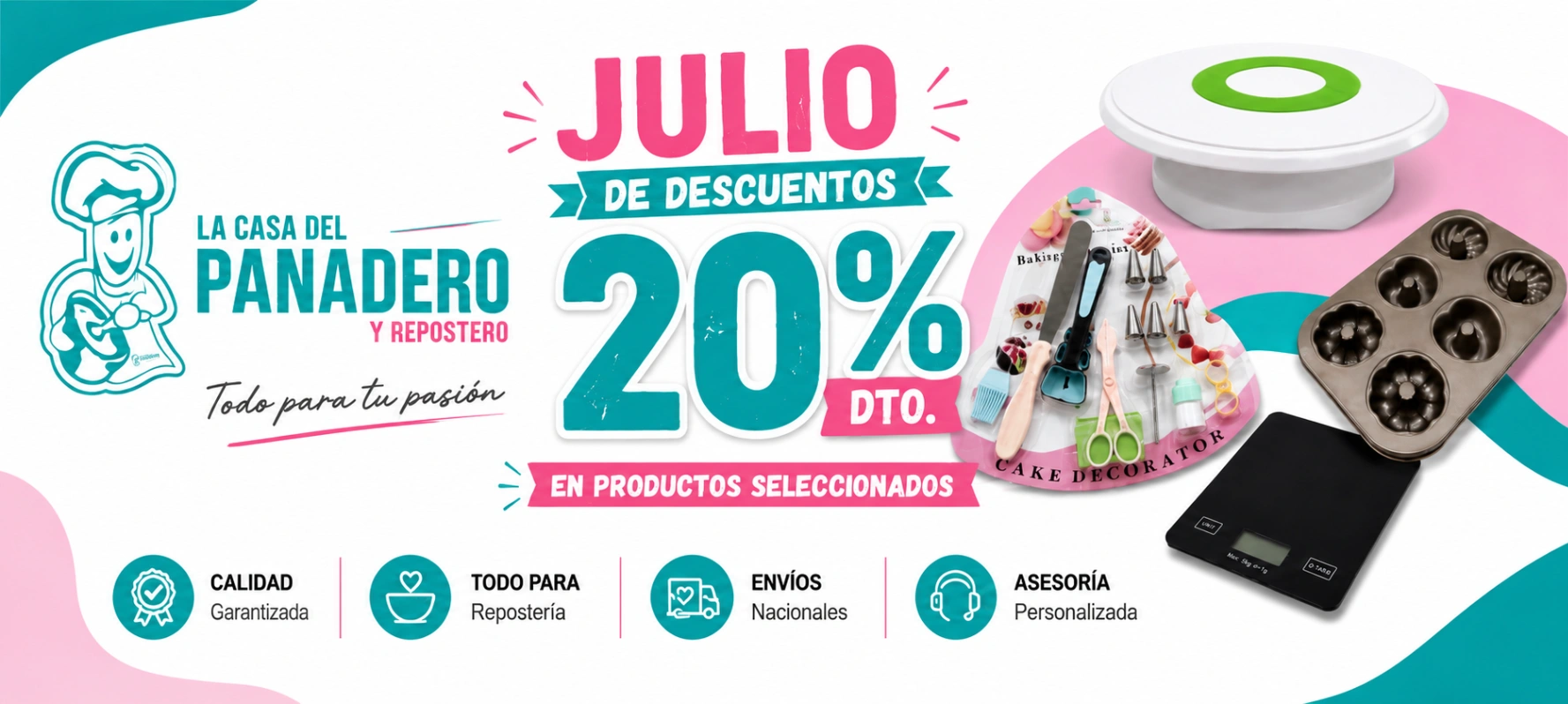la casa del panadero y repostero banner