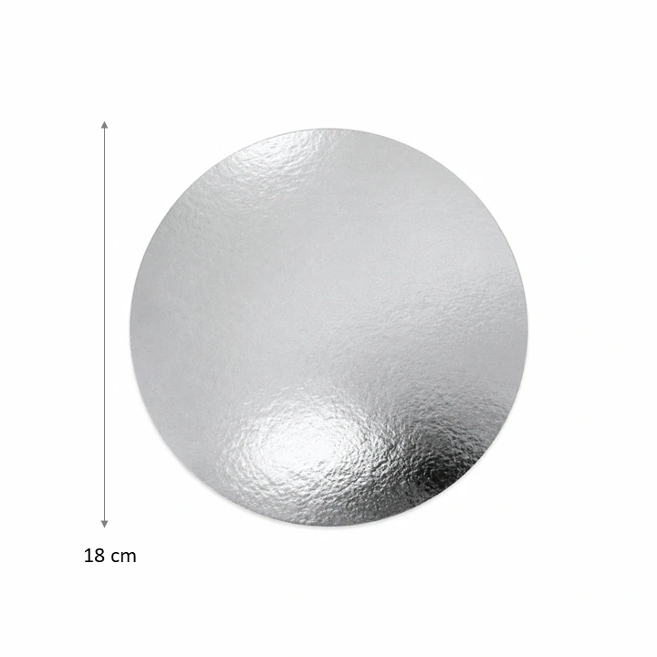 Blonda Circular Plateada 18 cm