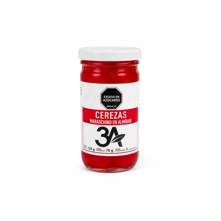 Cerezas Maraschino en Almíbar 3A x 125 g