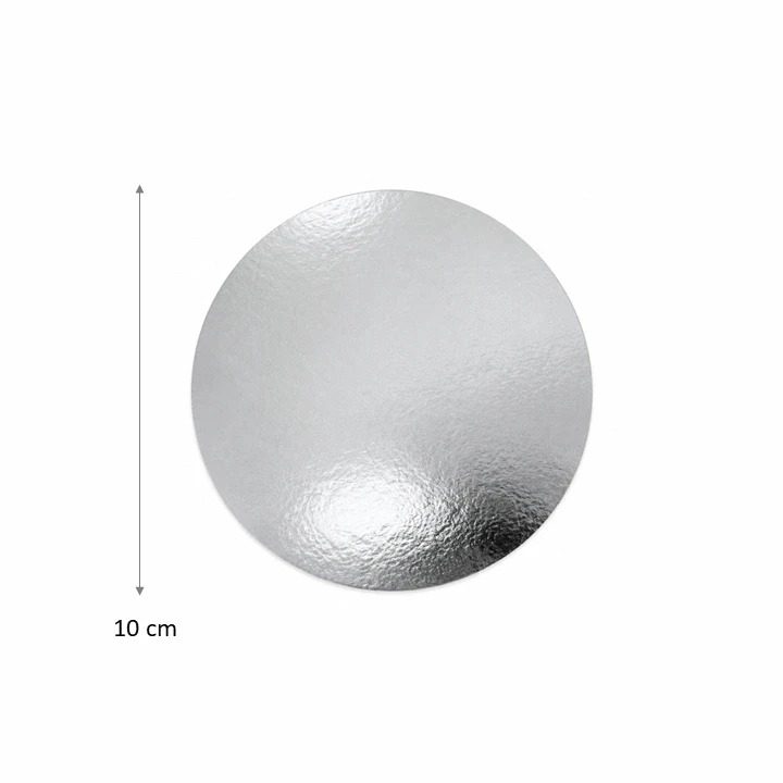 Blonda Circular Plateada 10 cm
