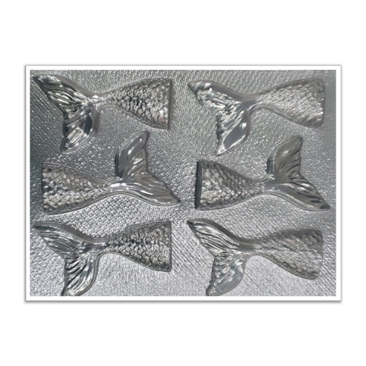 Molde de acetato Cola sirena x6cav