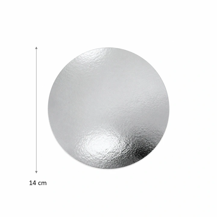 Blonda Circular Plateada 14 cm