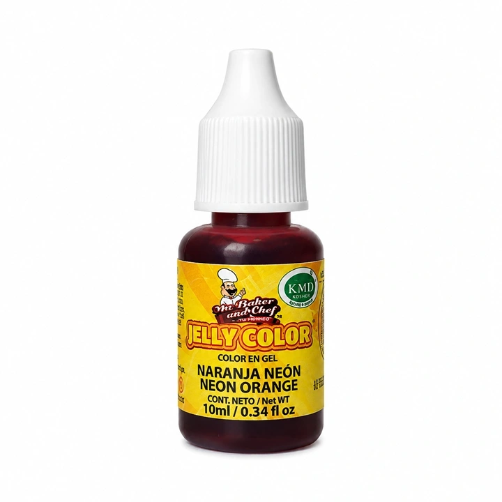 Colorante en Gel Jelly Color Naranja Neón x 10 ml