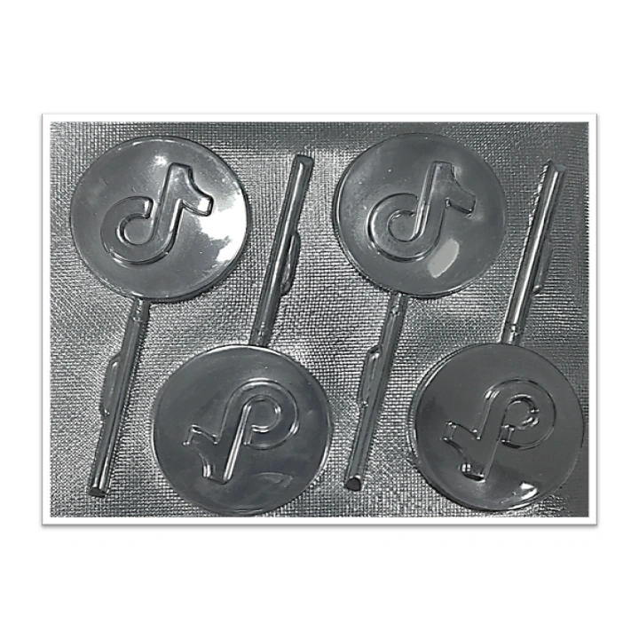 Molde de acetato Paleta tik tok x 4cav