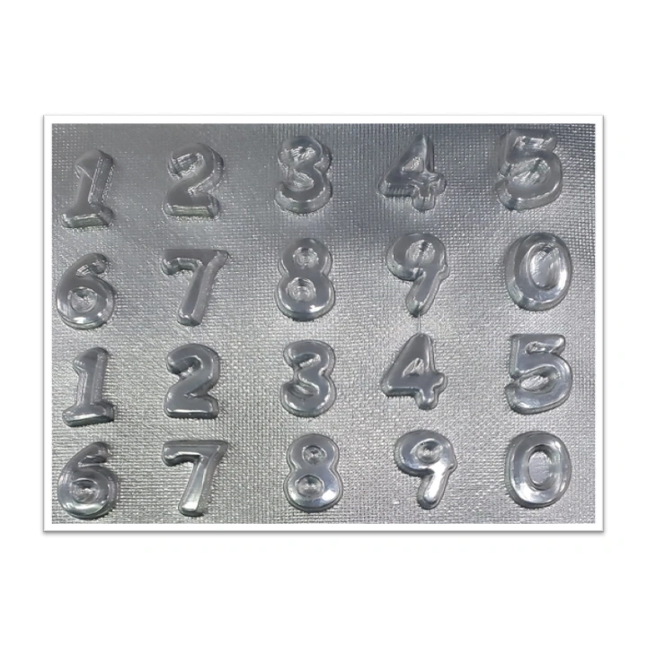 Molde de acetato Numeros x20cav