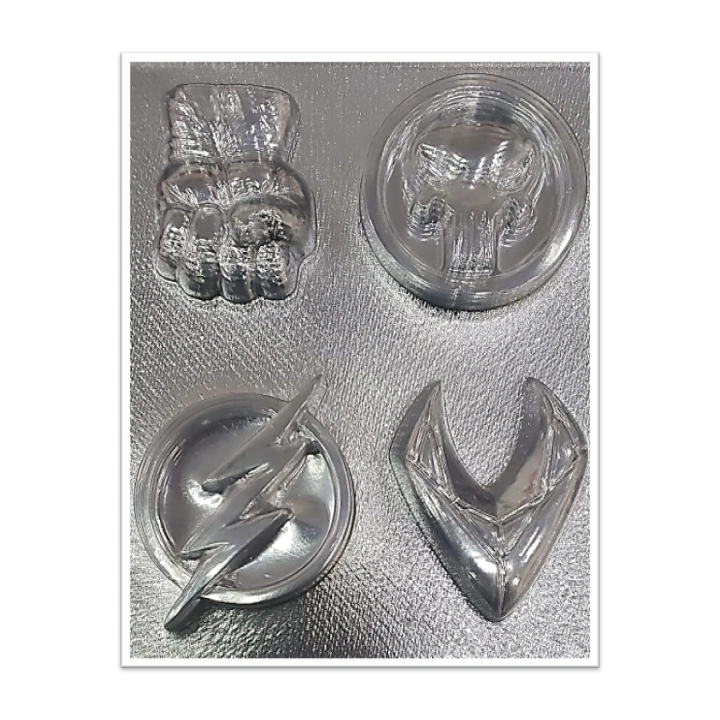 Molde de acetato Super heroes Marvel x4cav