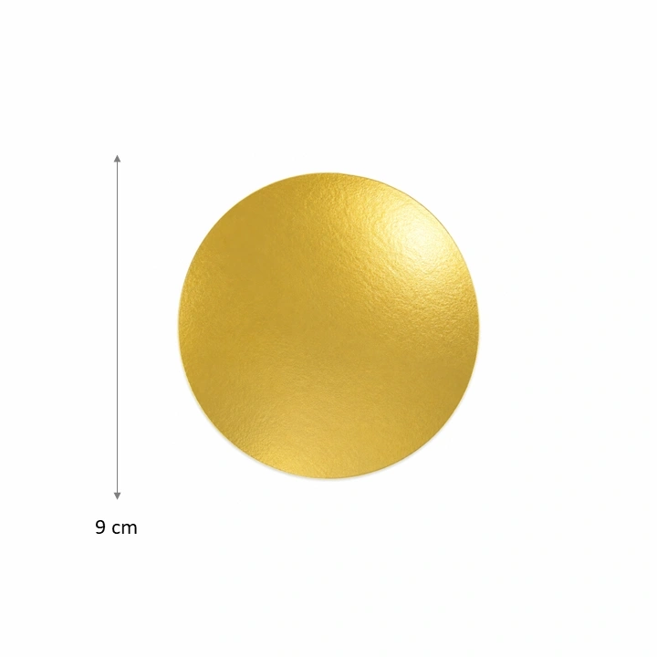Blonda Circular Dorada 9 cm