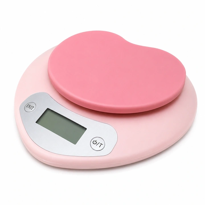 Gramera Digital Corazón Rosada Ref. SCR-250