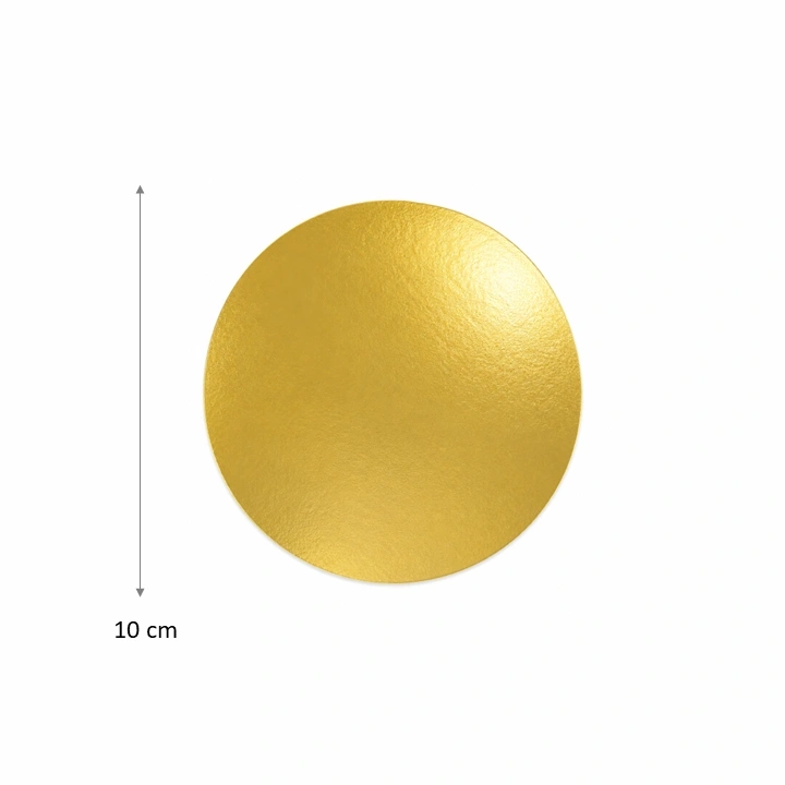 Blonda Circular Dorada 10 cm