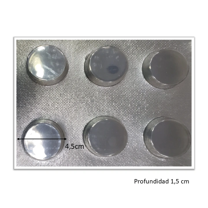 Molde de acetato Choco oreo x6cav