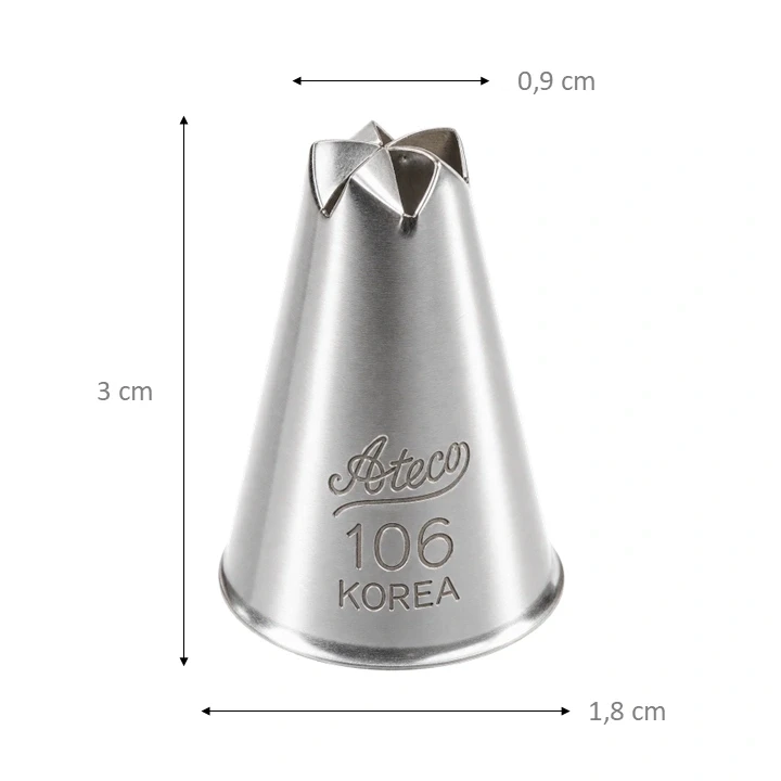 Boquilla Flor de Gota Ateco #106