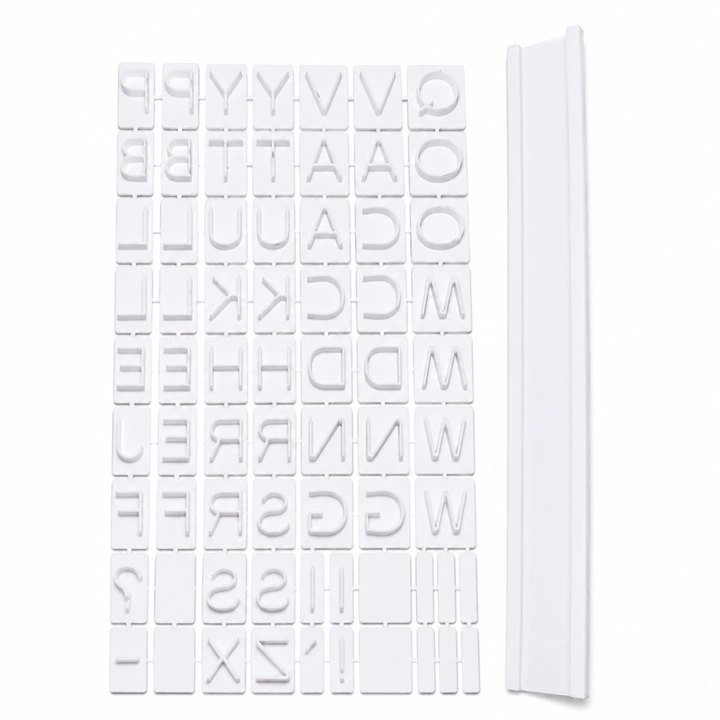 Marcador de Mensajes ABC x 63 Piezas Ref. ORQ3042