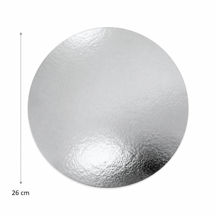 Blonda Circular Plateada 26 cm