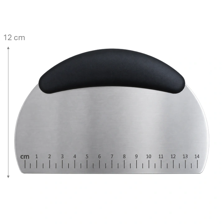 Raspe Metálico Curvo con Mango negro Ref. NO-229