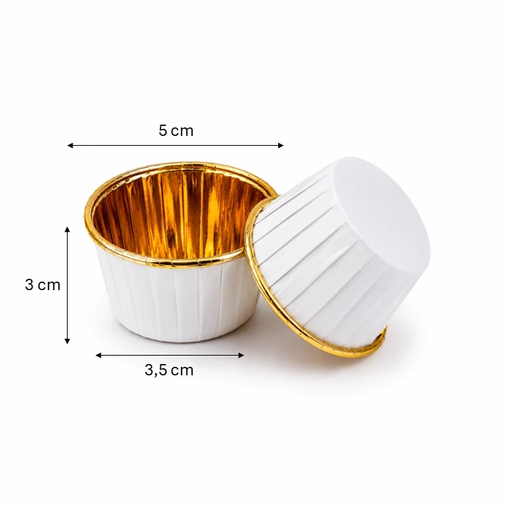 Capacillo Aluminio #1 Blanco x10 Ref. SCR-309